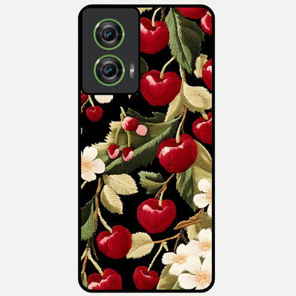  Blooming Spendor Bird Glass Case For Moto Edge 50 Fusion back cover – full design glossy printed glass finish