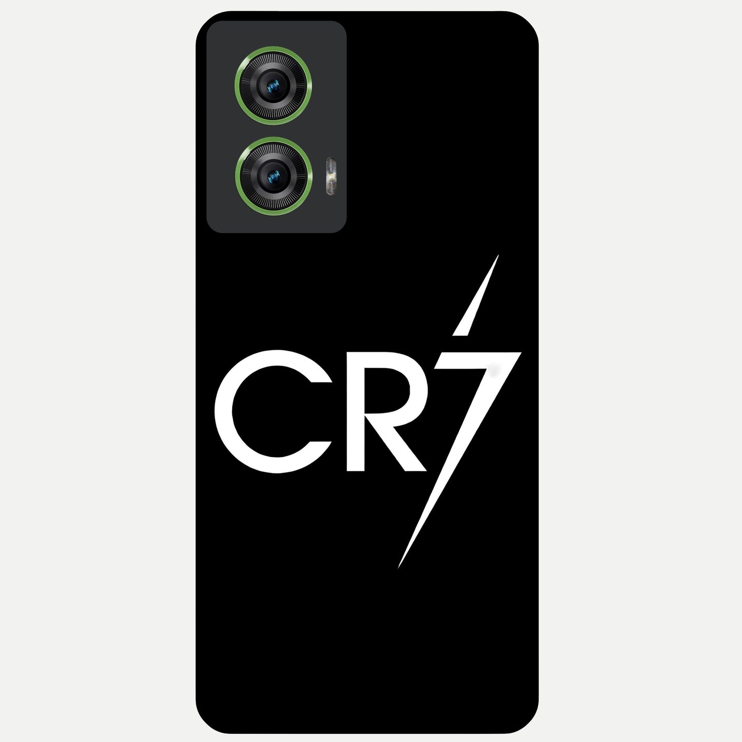  CR7 Elite Strike Glass Case For Moto Edge 50 Fusion back cover – full design glossy printed glass finish