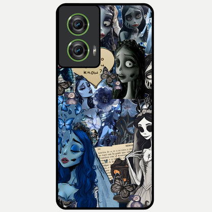  Corpse Bride Posters Glass Case For Moto Edge 50 Fusion back cover – full design glossy printed glass finish