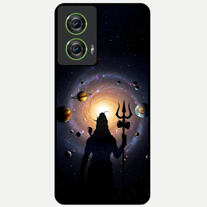  Galactic Shiva Vision Glass Case For Moto Edge 50 Fusion back cover – full design glossy printed glass finish