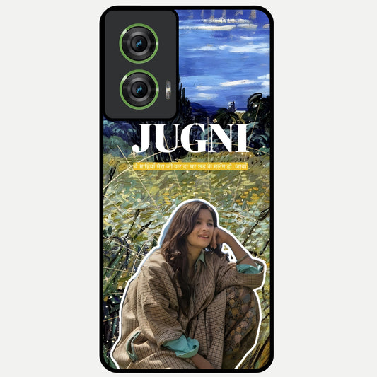  Jugni Soul Vibes Glass Case For Moto Edge 50 Fusion back cover – full design glossy printed glass finish