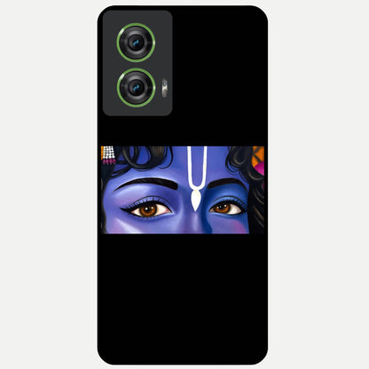  Krishna Eye Glass Case For Moto Edge 50 Fusion back cover – full design glossy printed glass finish