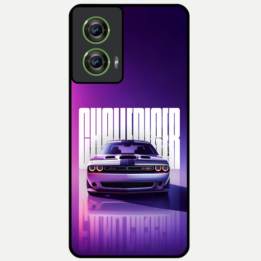  Midnight Muscle Ride Glass Case For Moto Edge 50 Fusion back cover – full design glossy printed glass finish