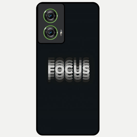  Mono Focus Vision Glass Case For Moto Edge 50 Fusion back cover – full design glossy printed glass finish