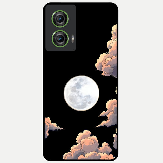  Shade Cloud Moon Glass Case For Moto Edge 50 Fusion back cover – full design glossy printed glass finish
