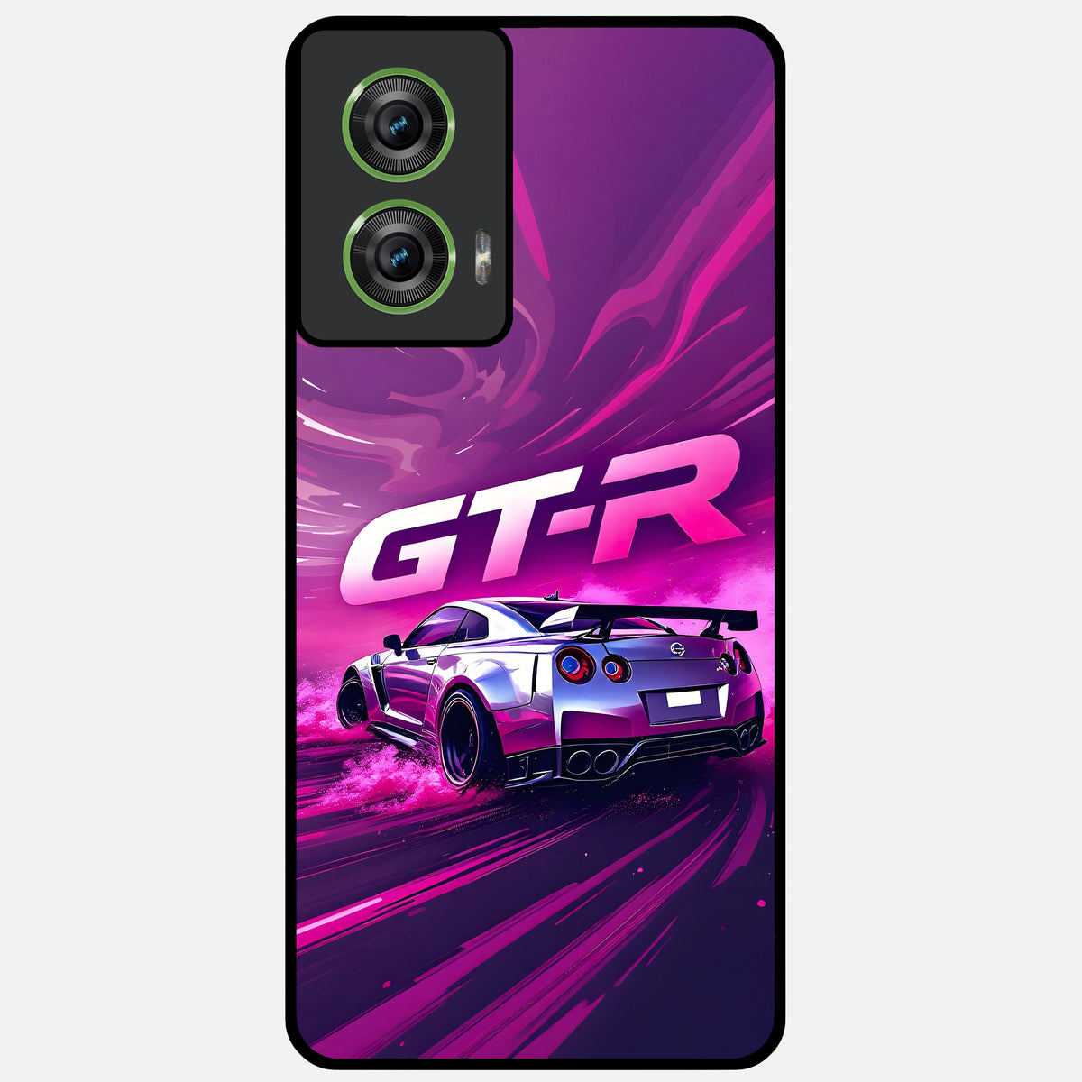  Speed Drift Legend Glass Case For Moto Edge 50 Fusion back cover – full design glossy printed glass finish