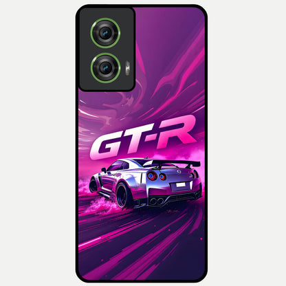  Speed Drift Legend Glass Case For Moto Edge 50 Fusion back cover – full design glossy printed glass finish