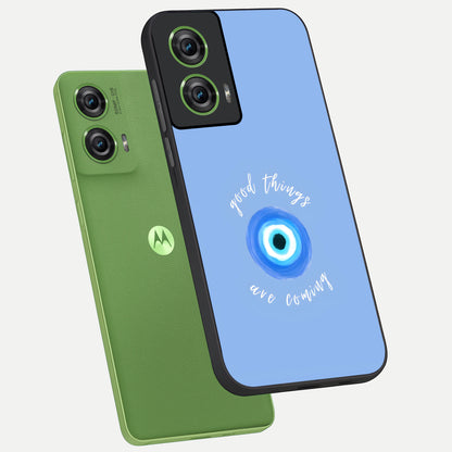  Bright Future Ahead phone case For Moto Edge 50 Fusion showing premium glass back cover with detailed artwork