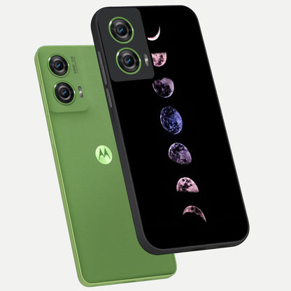  Crimson All Planets phone case For Moto Edge 50 Fusion showing premium glass back cover with detailed artwork
