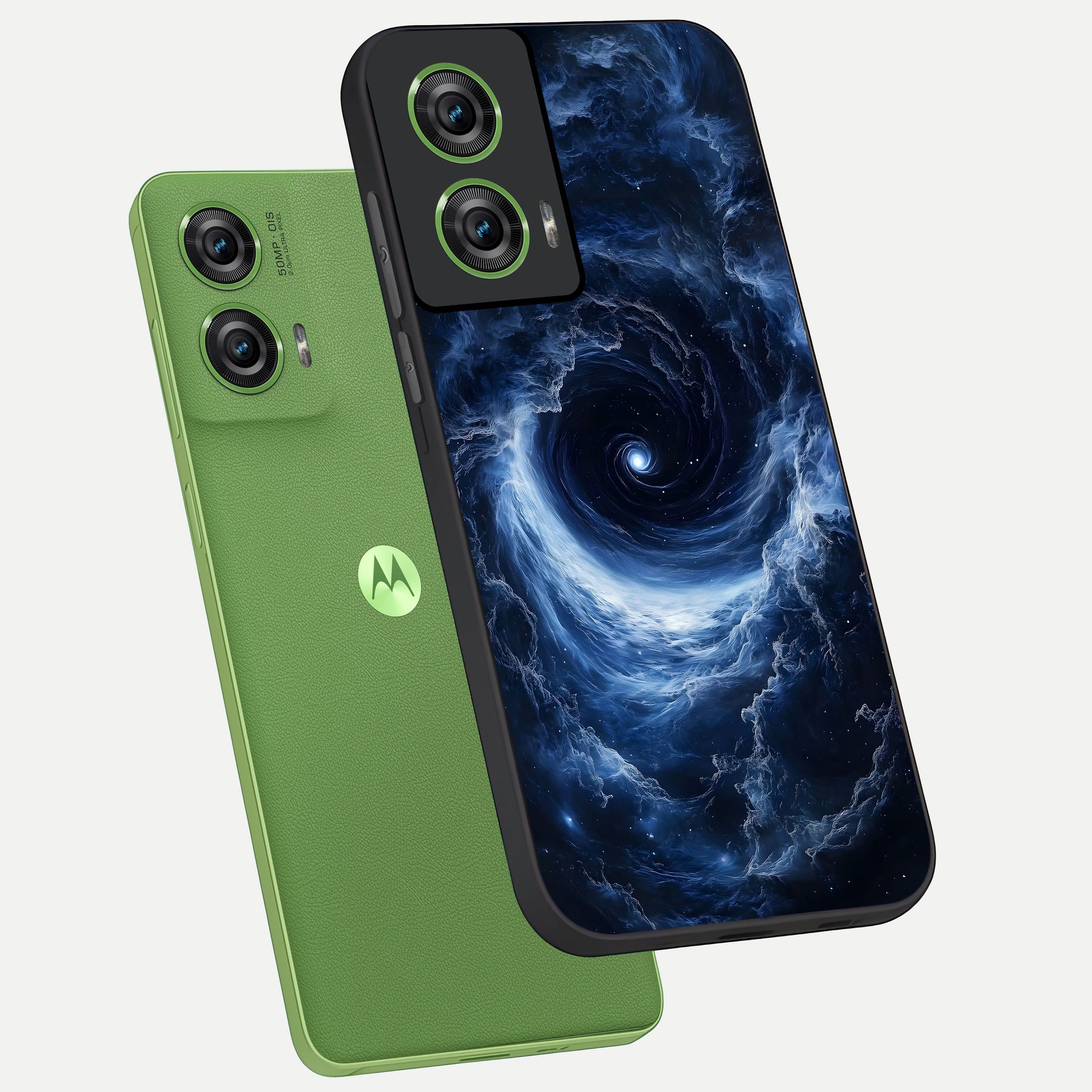  Stunning Galaxy phone case For Moto Edge 50 Fusion showing premium glass back cover with detailed artwork