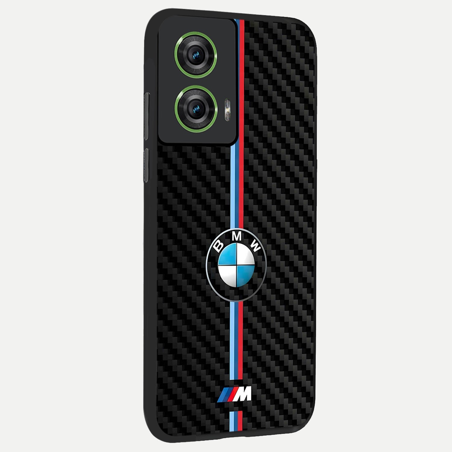  BMW Pattern back cover For Moto Edge 50 Fusion slim fit glass case with vibrant aesthetic design