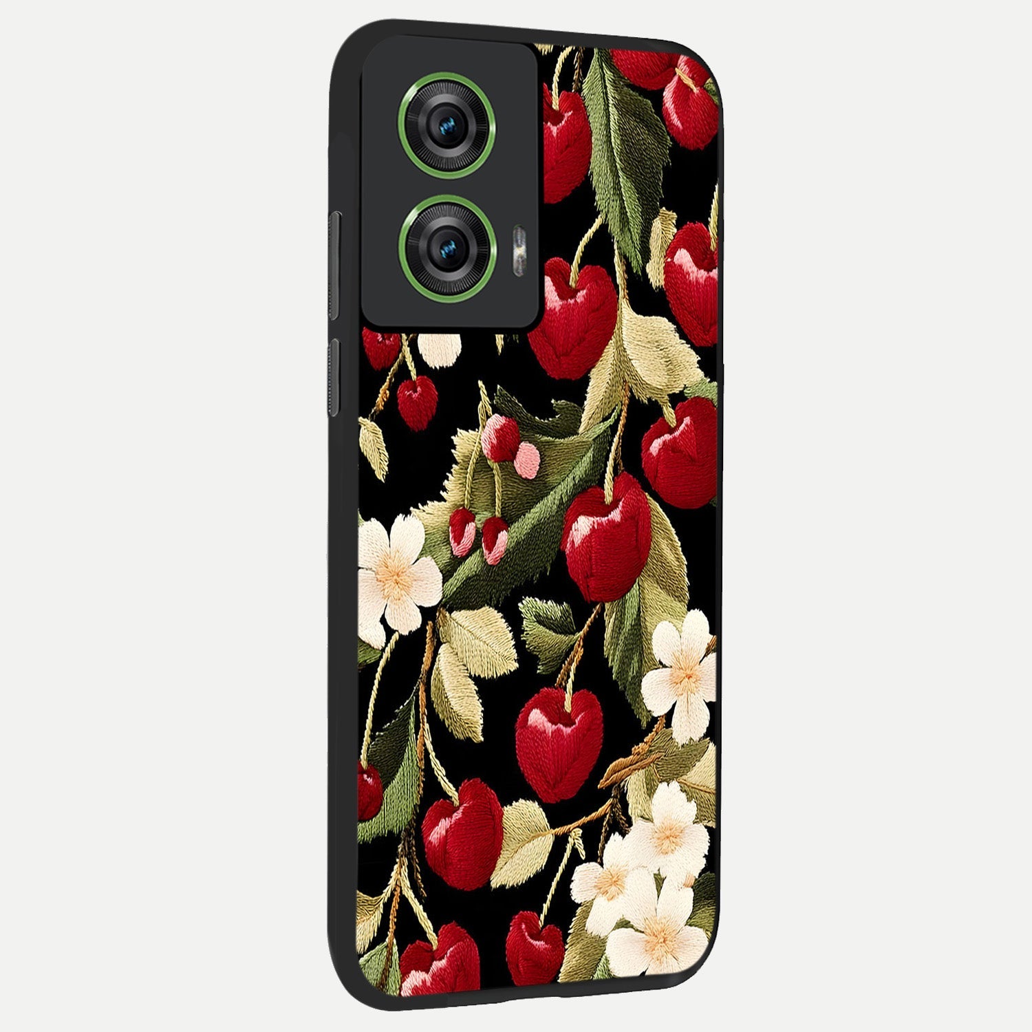  Blooming Spendor Bird back cover For Moto Edge 50 Fusion slim fit glass case with vibrant aesthetic design