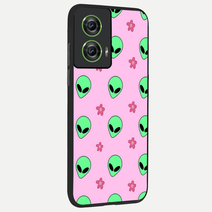  Cosmic Cute Crush back cover For Moto Edge 50 Fusion slim fit glass case with vibrant aesthetic design