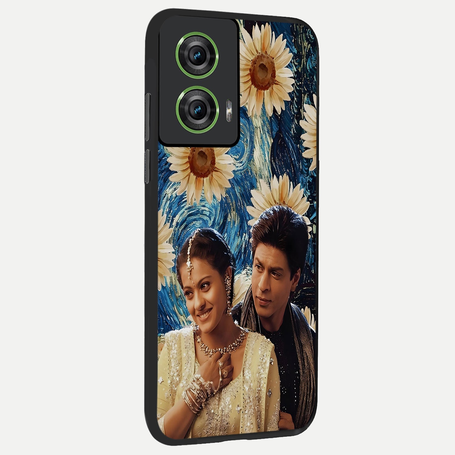  Eternal Love Story back cover For Moto Edge 50 Fusion slim fit glass case with vibrant aesthetic design