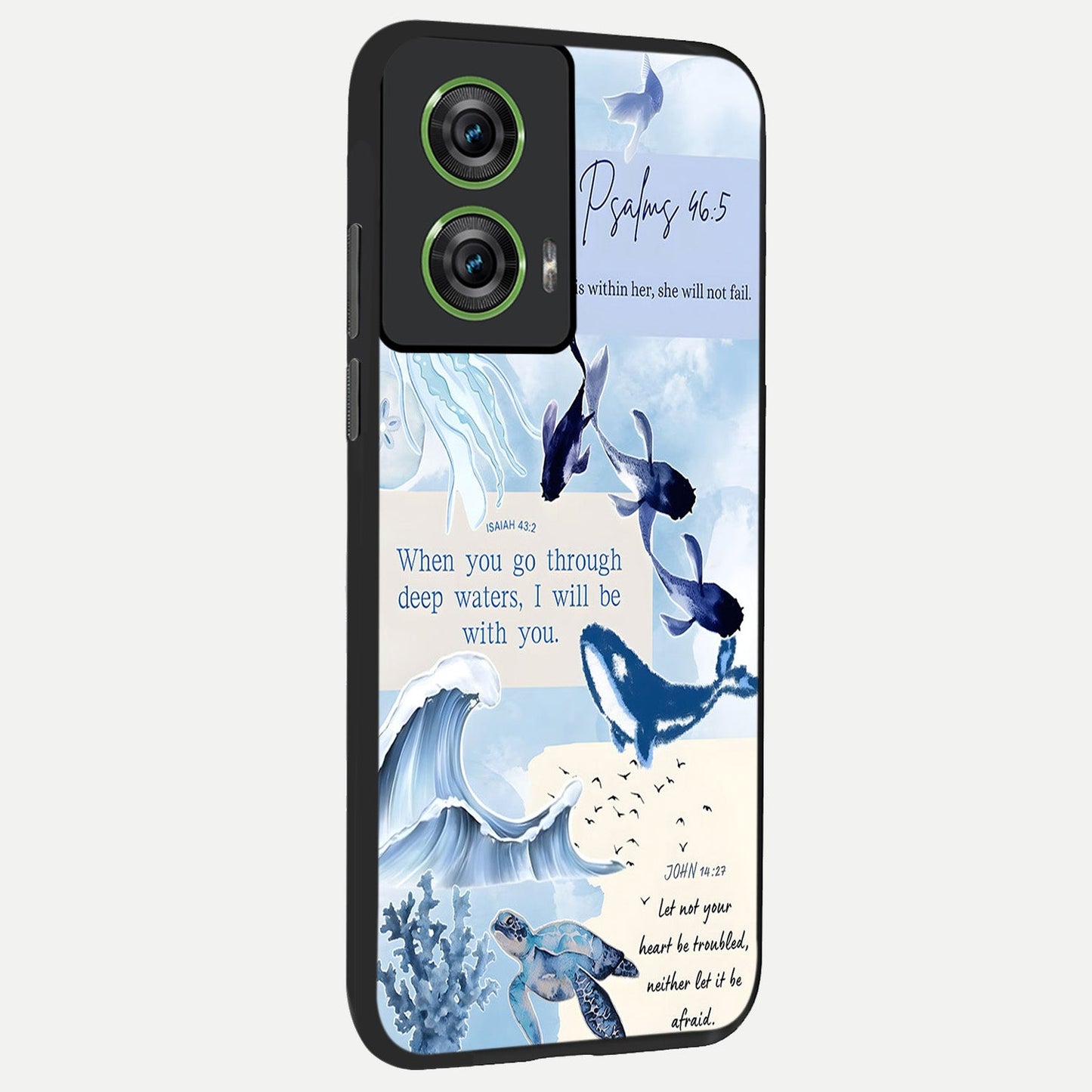  Faithful Ocean Promise back cover For Moto Edge 50 Fusion slim fit glass case with vibrant aesthetic design