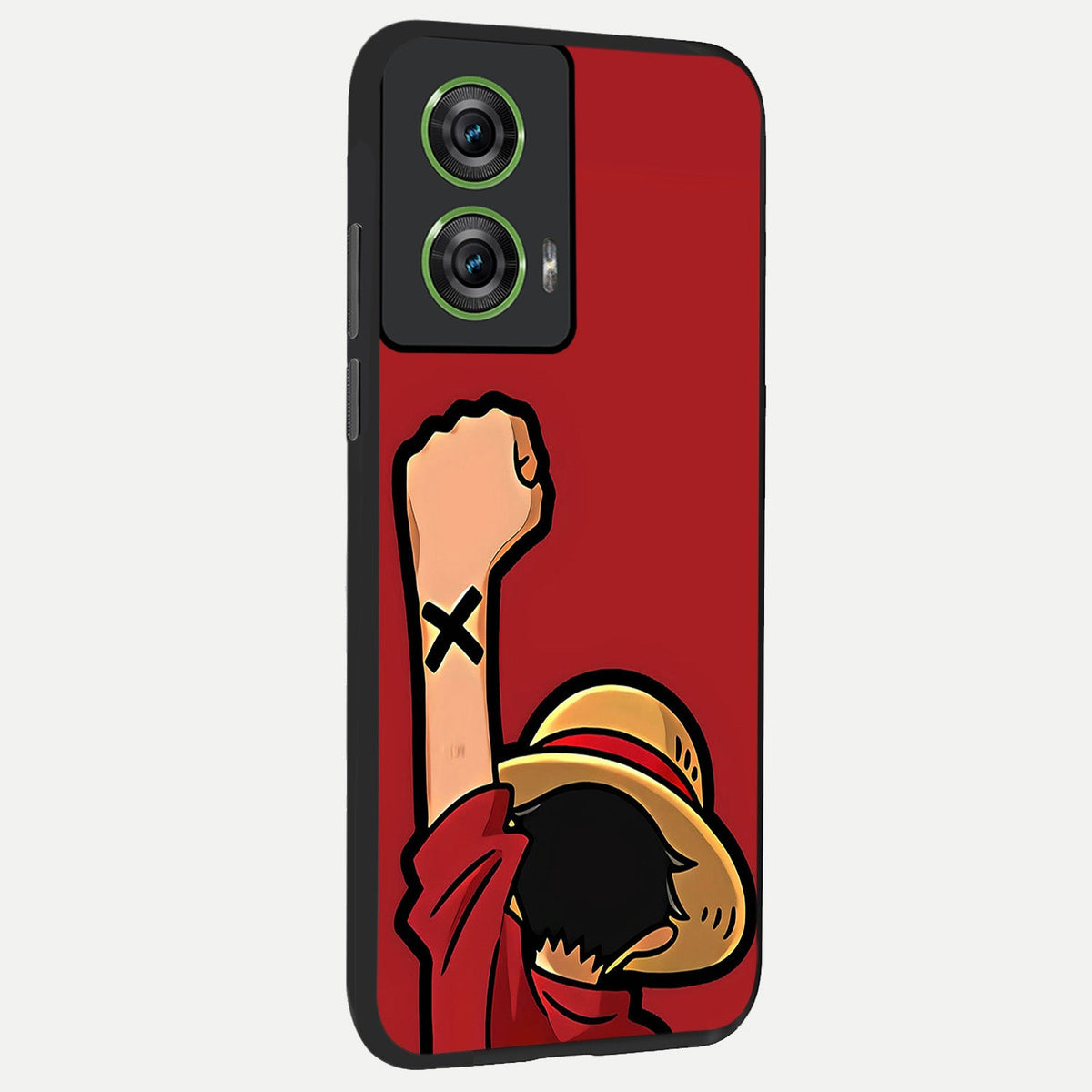  Luffy X Spirit back cover For Moto Edge 50 Fusion slim fit glass case with vibrant aesthetic design