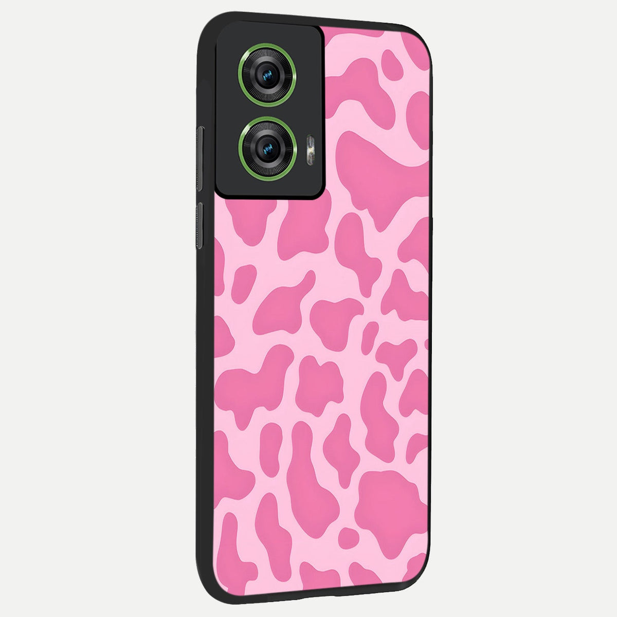  Pinkish Scenery back cover For Moto Edge 50 Fusion slim fit glass case with vibrant aesthetic design