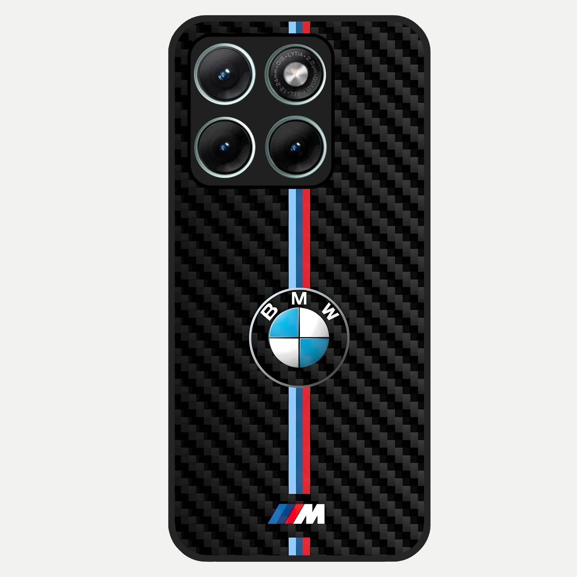  BMW Pattern Glass Case For Moto Edge 70 Fusion back cover – full design glossy printed glass finish