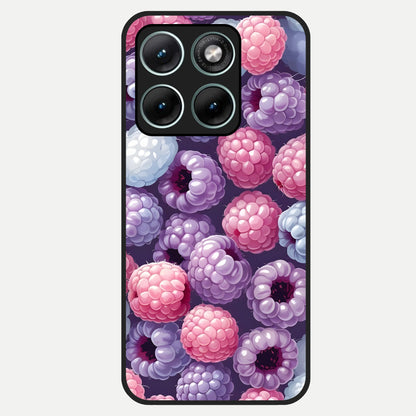  Berry Candy Pop Glass Case For Moto Edge 70 Fusion back cover – full design glossy printed glass finish