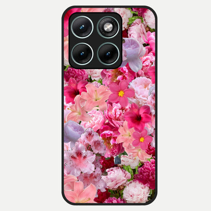  Bloom Crush Fantasy Glass Case For Moto Edge 70 Fusion back cover – full design glossy printed glass finish