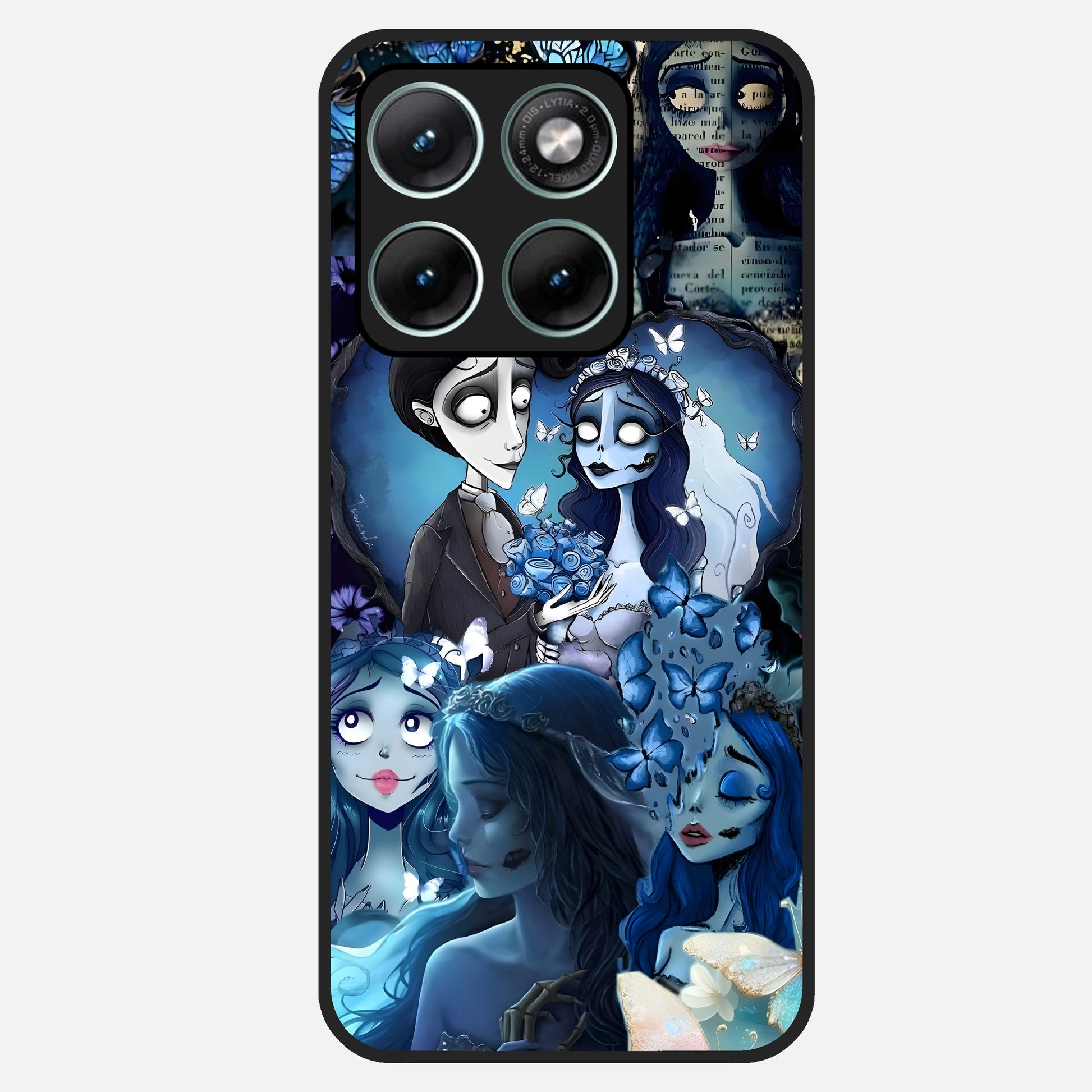  Butterfly Ghost Soul Glass Case For Moto Edge 70 Fusion back cover – full design glossy printed glass finish