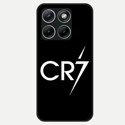  CR7 Elite Strike Glass Case For Moto Edge 70 Fusion back cover – full design glossy printed glass finish