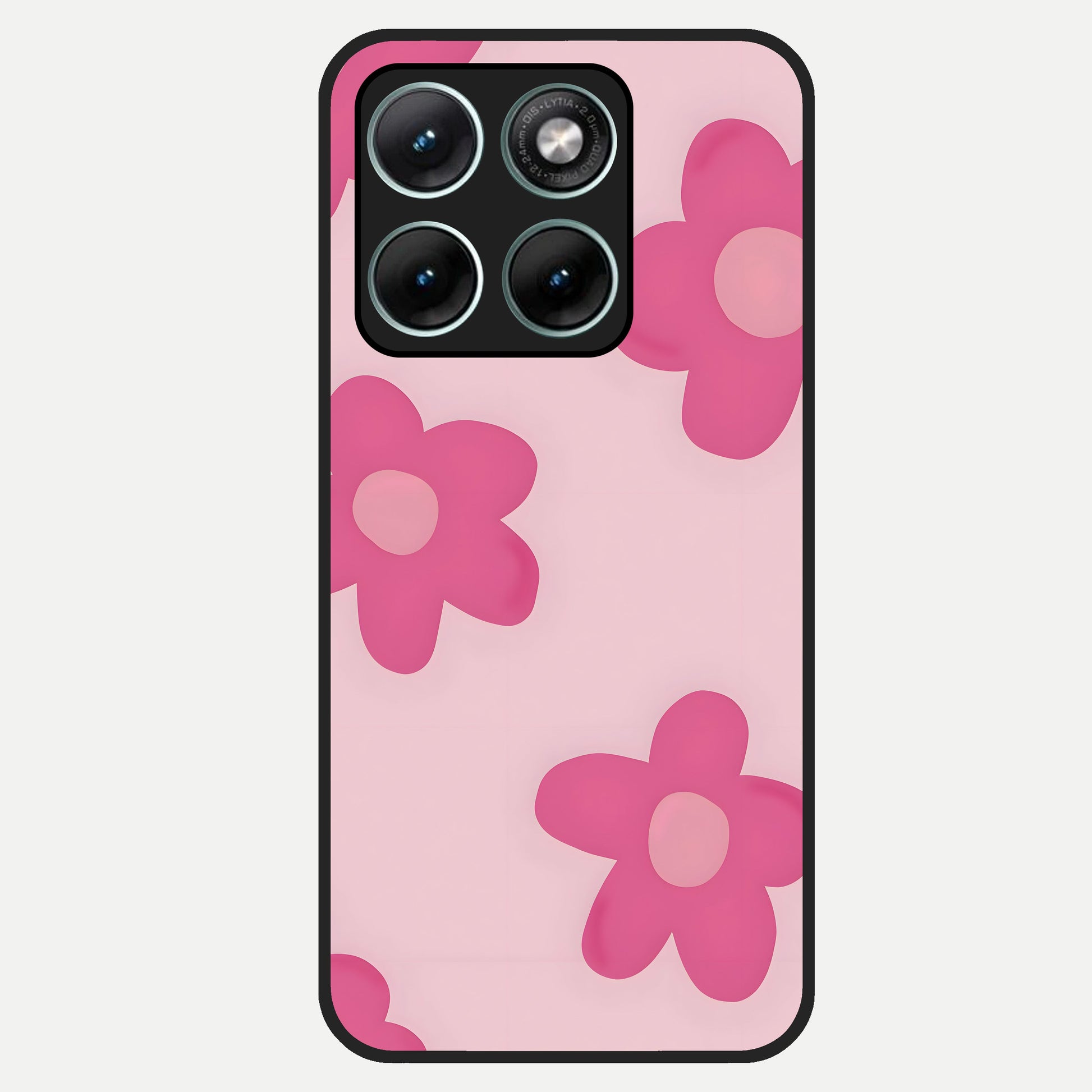  Candy Bloom Dreams Glass Case For Moto Edge 70 Fusion back cover – full design glossy printed glass finish