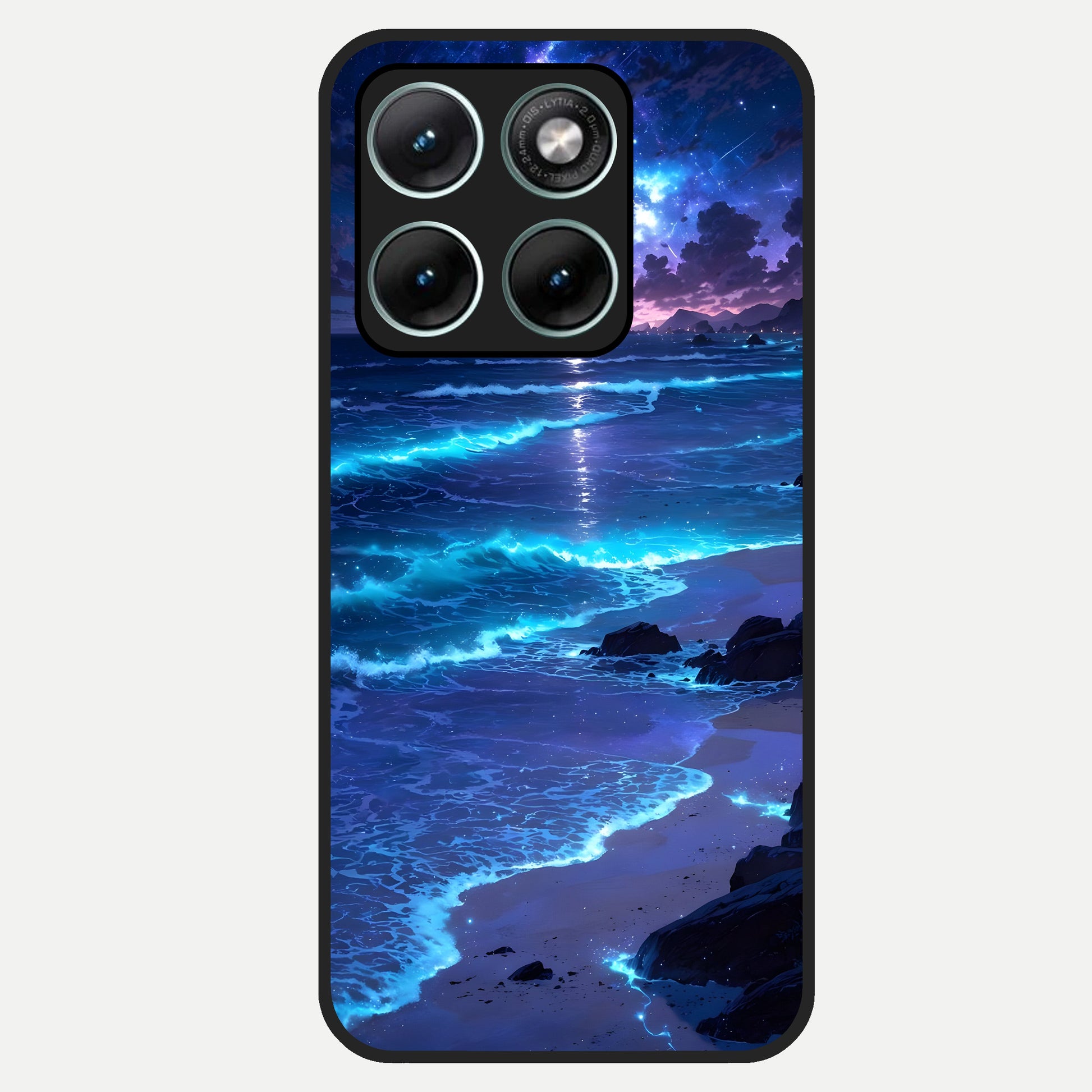 Classic Damn Look Glass Case For Moto Edge 70 Fusion back cover – full design glossy printed glass finish