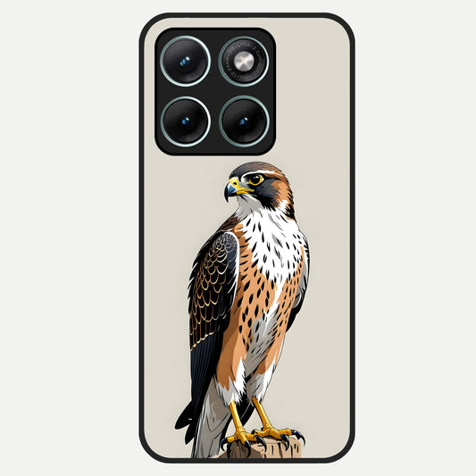  Clever Eagle Glass Case For Moto Edge 70 Fusion back cover – full design glossy printed glass finish