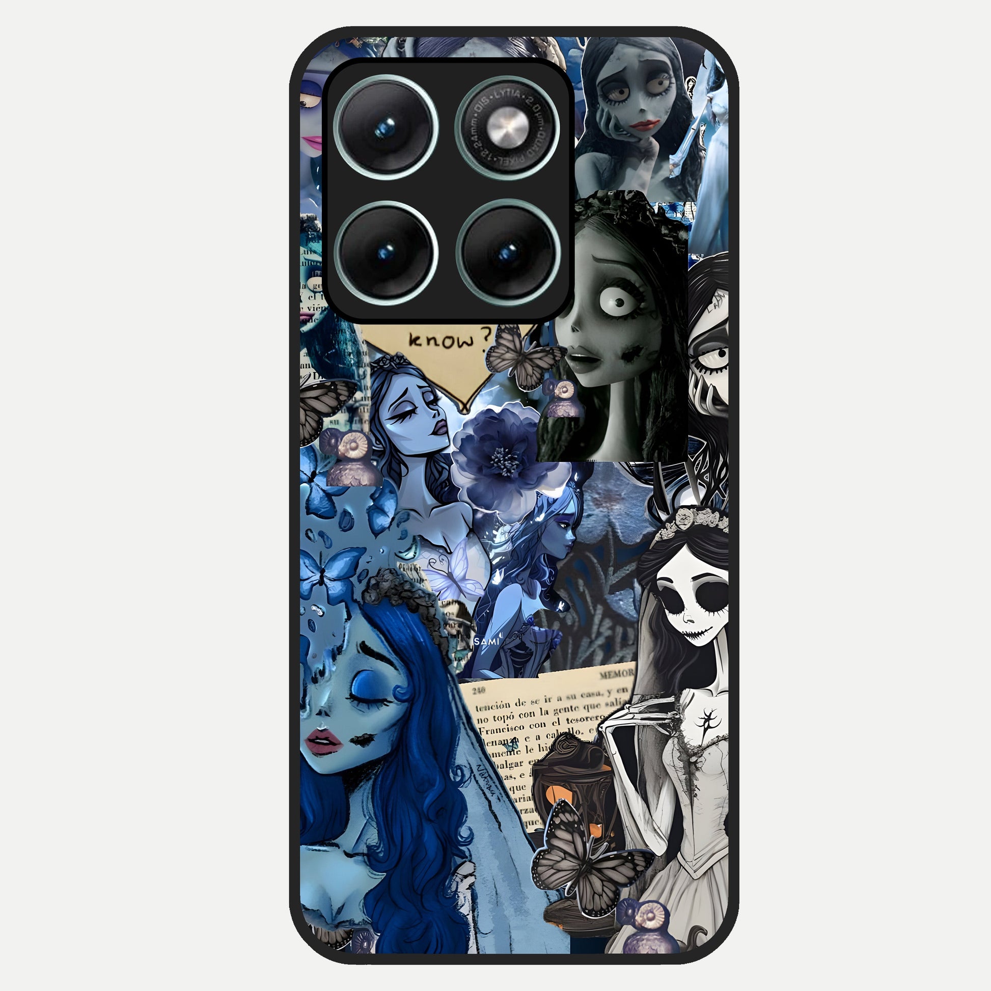  Corpse Bride Posters Glass Case For Moto Edge 70 Fusion back cover – full design glossy printed glass finish