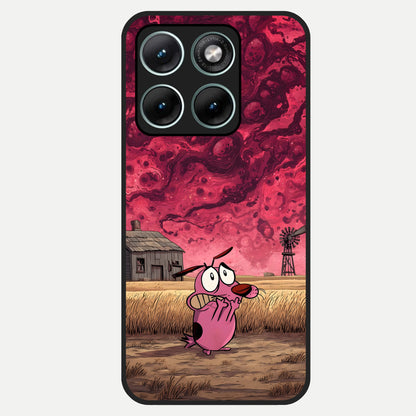  Courage Under Sky Glass Case For Moto Edge 70 Fusion back cover – full design glossy printed glass finish