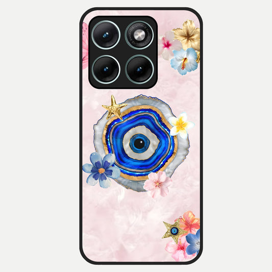  Divine Aura Bloom Glass Case For Moto Edge 70 Fusion back cover – full design glossy printed glass finish
