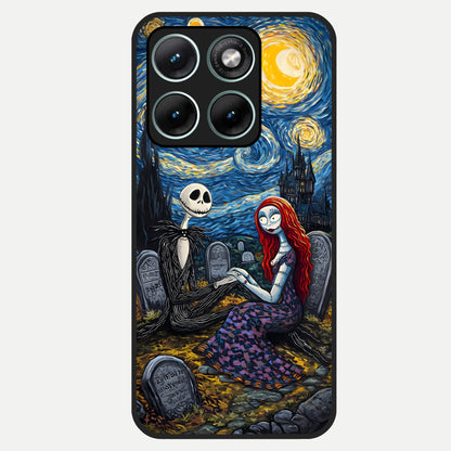  Eternal Night Love Glass Case For Moto Edge 70 Fusion back cover – full design glossy printed glass finish