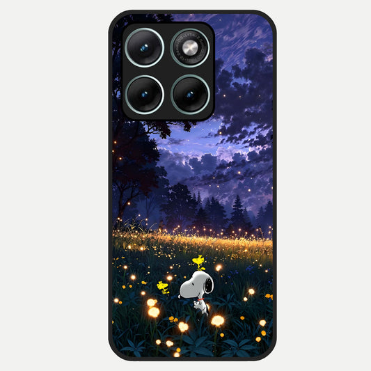  Firefly Meadow Magic Glass Case For Moto Edge 70 Fusion back cover – full design glossy printed glass finish