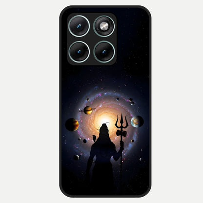  Galactic Shiva Vision Glass Case For Moto Edge 70 Fusion back cover – full design glossy printed glass finish
