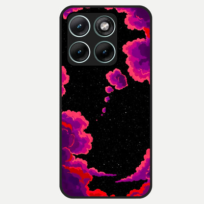  Galaxy Dream Frame Glass Case For Moto Edge 70 Fusion back cover – full design glossy printed glass finish