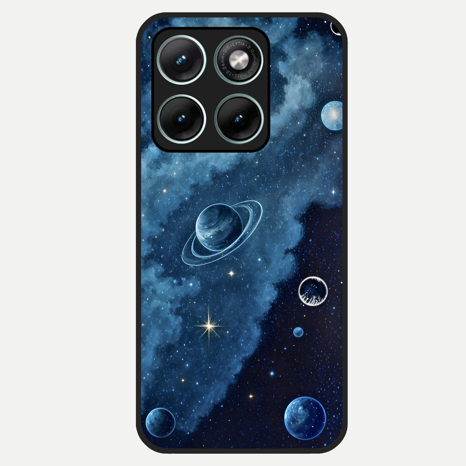  Galaxy Dream Space Glass Case For Moto Edge 70 Fusion back cover – full design glossy printed glass finish
