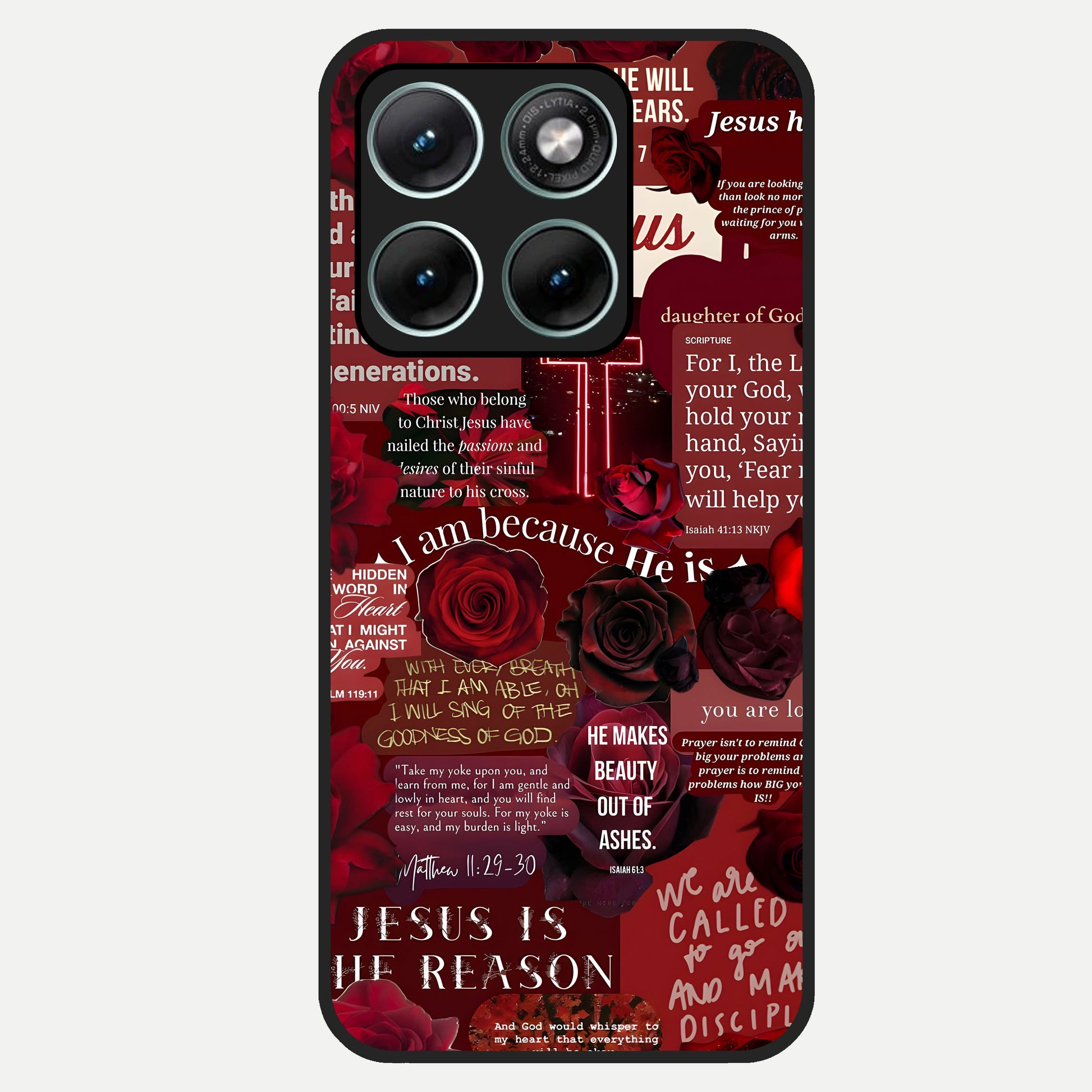  Jesus Love Heals Glass Case For Moto Edge 70 Fusion back cover – full design glossy printed glass finish