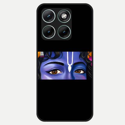  Krishna Eye Glass Case For Moto Edge 70 Fusion back cover – full design glossy printed glass finish