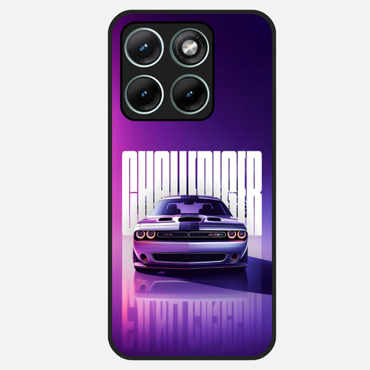  Midnight Muscle Ride Glass Case For Moto Edge 70 Fusion back cover – full design glossy printed glass finish
