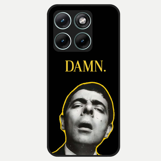  Mr Bean Damn Glass Case For Moto Edge 70 Fusion back cover – full design glossy printed glass finish