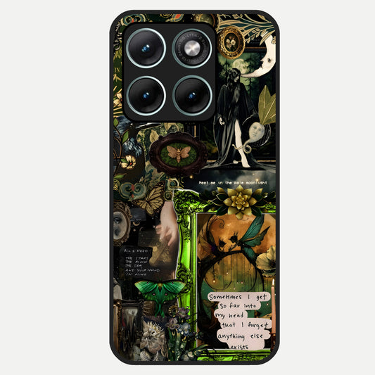  Mystic Woods Secret Glass Case For Moto Edge 70 Fusion back cover – full design glossy printed glass finish