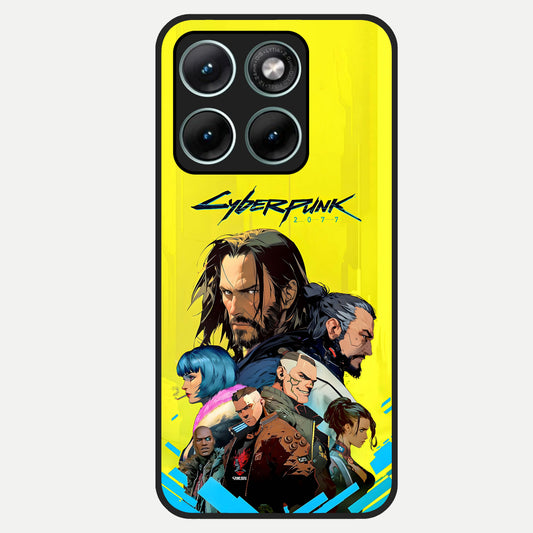  Neon Rebel Genesis Glass Case For Moto Edge 70 Fusion back cover – full design glossy printed glass finish