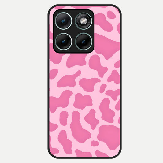  Pinkish Scenery Glass Case For Moto Edge 70 Fusion back cover – full design glossy printed glass finish