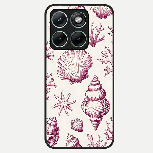  Pink Power Sparks Glass Case For Moto Edge 70 Fusion back cover – full design glossy printed glass finish
