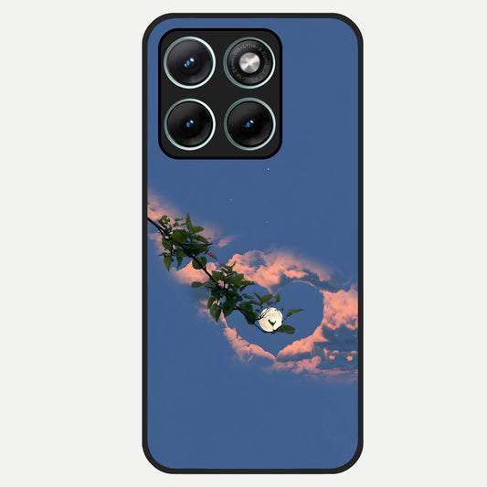  Sky Under Tree Glass Case For Moto Edge 70 Fusion back cover – full design glossy printed glass finish