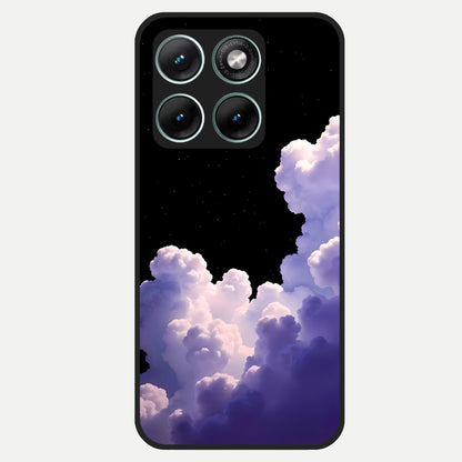  Starlit Night Whispers Glass Case For Moto Edge 70 Fusion back cover – full design glossy printed glass finish