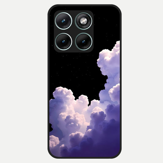  Starlit Night Whispers Glass Case For Moto Edge 70 Fusion back cover – full design glossy printed glass finish
