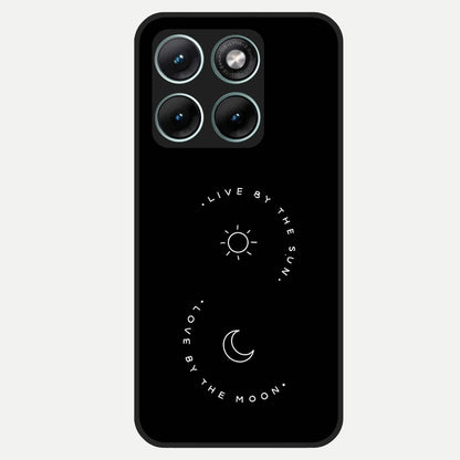  Sunflower Cat Art Glass Case For Moto Edge 70 Fusion back cover – full design glossy printed glass finish