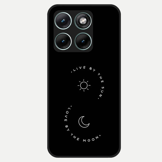  Sunflower Cat Art Glass Case For Moto Edge 70 Fusion back cover – full design glossy printed glass finish